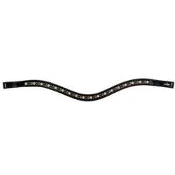 Schockemöhle Stirnriemen Diamond Select Schwarz/Toffee/Shades