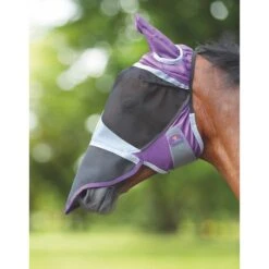 Shires Fliegenmaske Deluxe Mit Ohren Und Nase Violett -Pferdebedarf Verkauf shires 6671 purple.8389dd