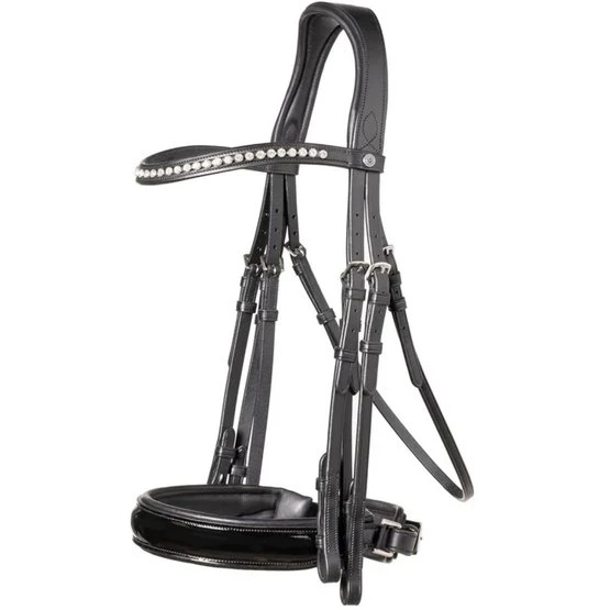 Trust Mexikanische Trense Oslo Schwarz/Silber 3 Trust Mexikanische Trense Oslo Schwarz/Silber