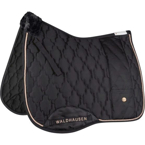 Waldhausen Schabracke Modern Dressur Schwarz/Roségold Warmblut 3 Waldhausen Schabracke Modern Dressur Schwarz/Roségold Warmblut