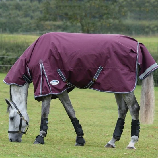 Weatherbeeta Winterdecke Comfitec Plus Dynamic II Combo Neck Medium/Lite Maroon/Grau/Weiß 4 Weatherbeeta Winterdecke Comfitec Plus Dynamic II Combo Neck Medium/Lite Maroon/Grau/Weiß - Image 2